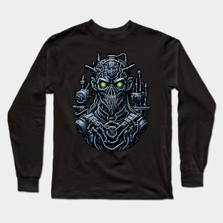 Cyborg Heads Long Sleeve T-Shirt